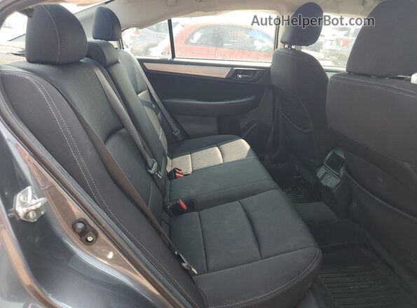 4S3BNAF6XJ3034703 2018 SUBARU LEGACY Gray Հետևի նստատեղերի տեսք