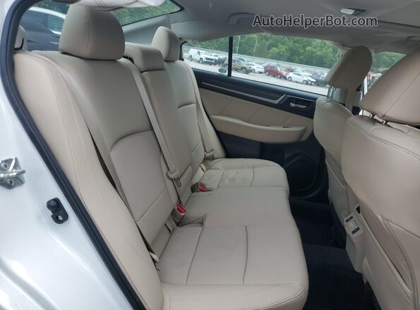 4S3BNEN64J3006906 2018 SUBARU LEGACY White Հետևի նստատեղերի տեսք