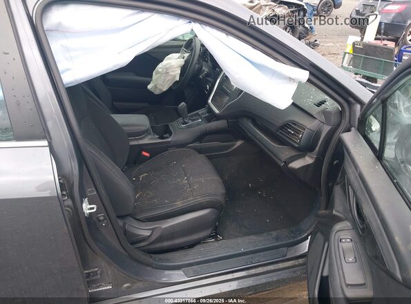 4S3BWAB60N3020527 2022 SUBARU LEGACY Серый Вид салона спереди