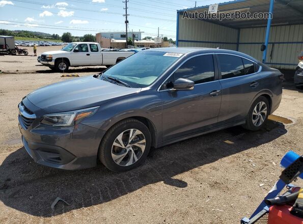 4S3BWAC66N3025438 2022 SUBARU LEGACY Серый Передняя левая четверть