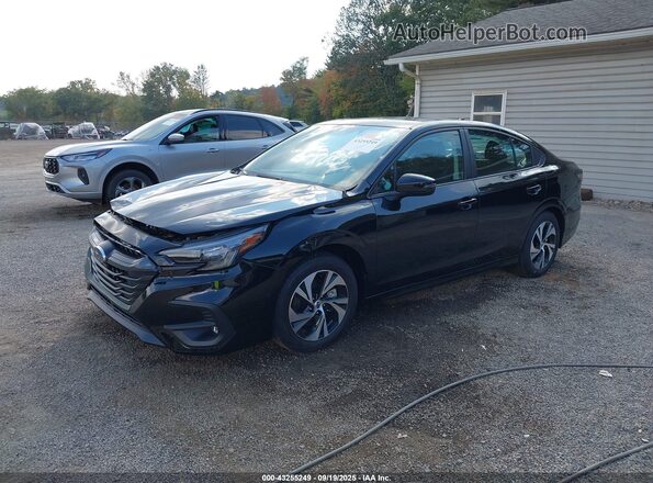 4S3BWAD62S3025186 2025 SUBARU LEGACY Черный Передняя левая четверть