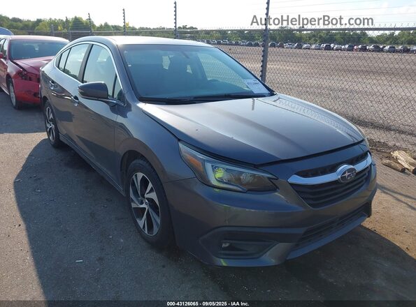 4S3BWAF60M3004269 2021 SUBARU LEGACY Серый Передняя правая четверть