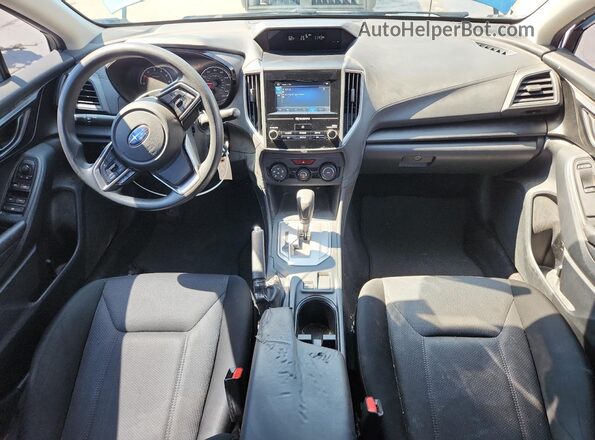 4S3GKAA60J3620140 2018 SUBARU IMPREZA Blue Vista del salpicadero