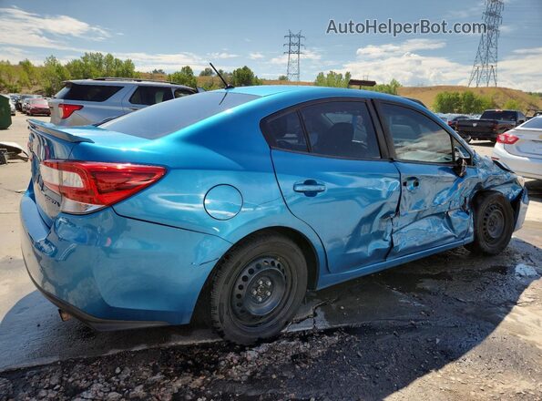4S3GKAA60J3620140 2018 SUBARU IMPREZA Blue Trasero derecho