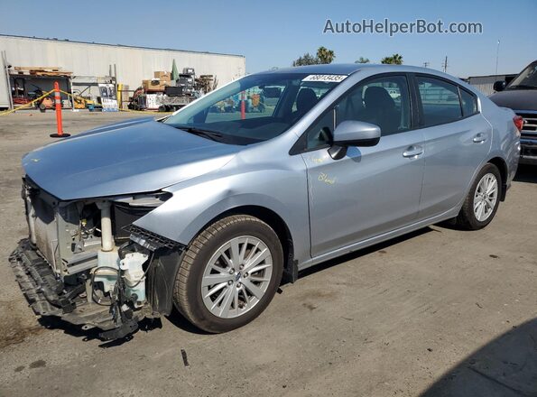 4S3GKAD67J3613682 2018 SUBARU IMPREZA Silver Передня ліва чверть