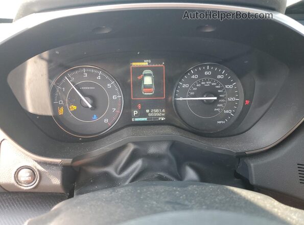 4S3GKAD67J3613682 2018 SUBARU IMPREZA Silver Вид щитка приладів