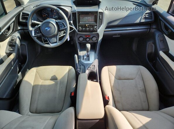 4S3GKAD69J3607561 2018 SUBARU IMPREZA Blue Առջևի վահանակի տեսք