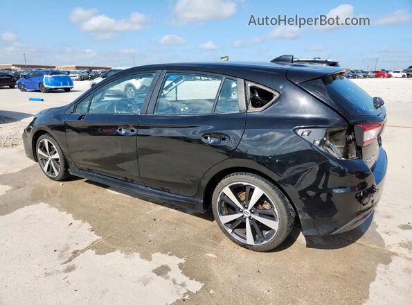 4S3GTAM60J3750637 2018 SUBARU IMPREZA Black Trasero izquierdo