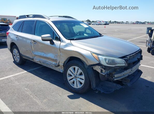 4S4BSACC3G3340472 2016 SUBARU OUTBACK Champagne Передняя правая четверть