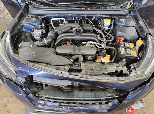 4S4BSAFC0J3216906 2018 SUBARU OUTBACK Blue Widok komory silnika