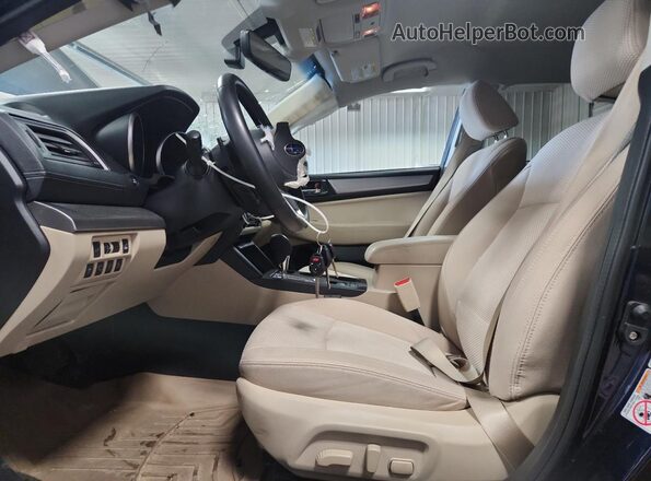 4S4BSAFC0J3216906 2018 SUBARU OUTBACK Blue Widok wnętrza z przodu