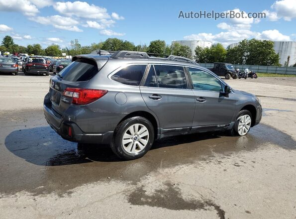 4S4BSAFC0J3385517 2018 SUBARU OUTBACK Gray Trasero derecho