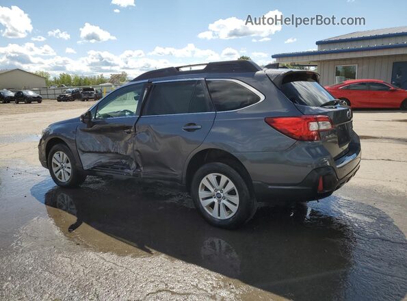 4S4BSAFC0J3385517 2018 SUBARU OUTBACK Gray Trasero izquierdo