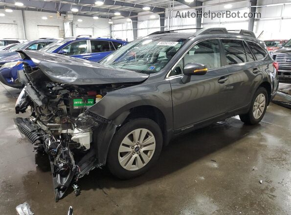 4S4BSAFC2J3211111 2018 SUBARU OUTBACK Charcoal Front left