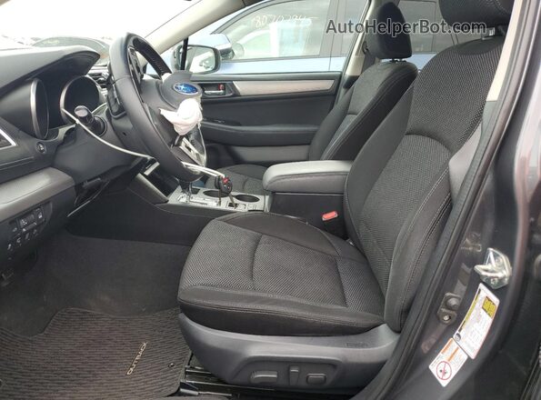 4S4BSAFC2J3211111 2018 SUBARU OUTBACK Charcoal Front interior view