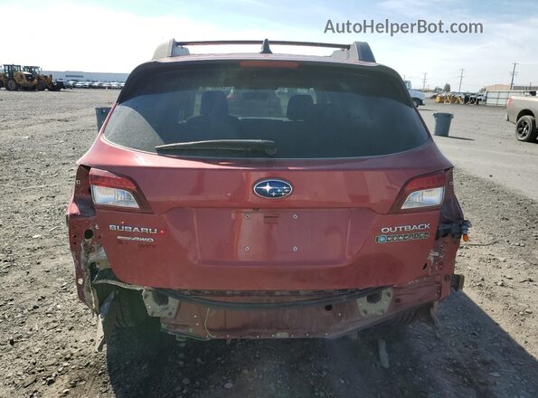 4S4BSAFC4J3321884 2018 SUBARU OUTBACK Maroon Widok z tyłu