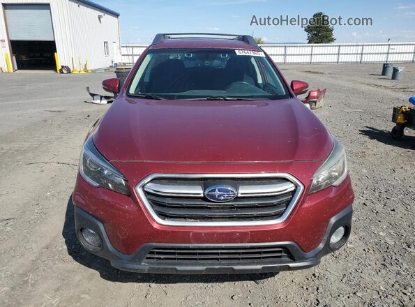 4S4BSAFC4J3321884 2018 SUBARU OUTBACK Maroon Widok z przodu