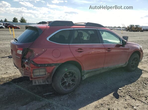 4S4BSAFC4J3321884 2018 SUBARU OUTBACK Maroon Tył prawy