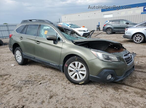 4S4BSAFC4J3356604 2018 SUBARU OUTBACK Green Front right