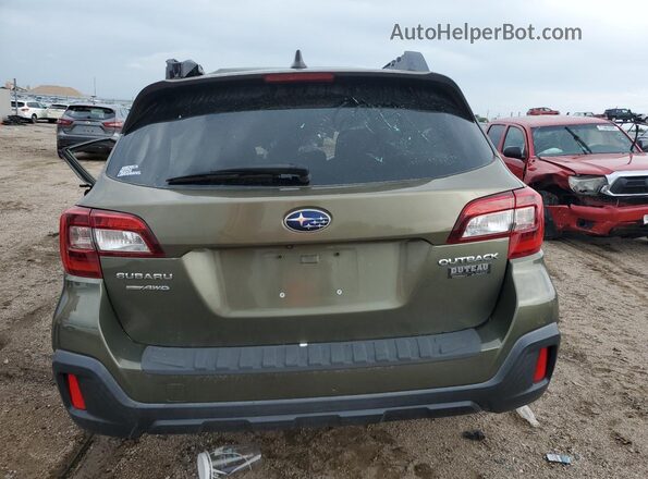 4S4BSAFC4J3356604 2018 SUBARU OUTBACK Green Rear view