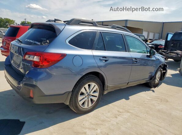 4S4BSAHC3J3210675 2018 SUBARU OUTBACK Blue Հետևի աջ