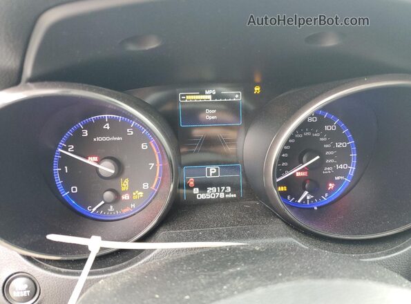 4S4BSAJC8K3282953 2019 SUBARU OUTBACK Silver Widok zestawu wskaźników