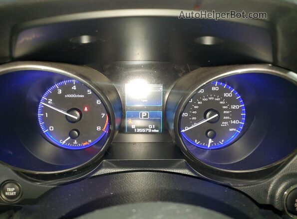 4S4BSAKC6J3225471 2018 SUBARU OUTBACK Blue Widok zestawu wskaźników