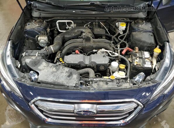 4S4BSAKC6J3225471 2018 SUBARU OUTBACK Blue Widok komory silnika