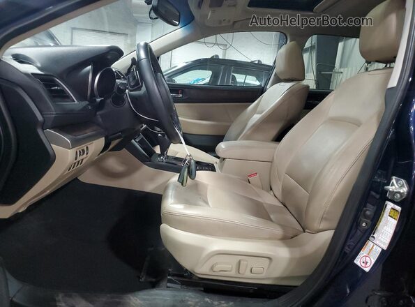 4S4BSAKC6J3225471 2018 SUBARU OUTBACK Blue Widok wnętrza z przodu