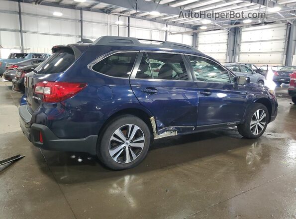 4S4BSAKC6J3225471 2018 SUBARU OUTBACK Blue Tył prawy