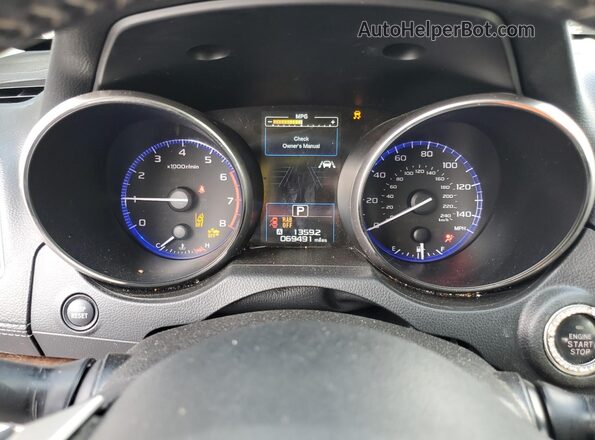 4S4BSANC0J3379332 2018 SUBARU OUTBACK Beige Instrument cluster view