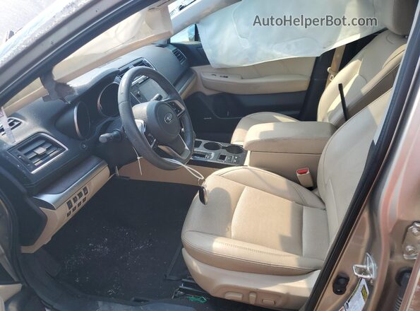 4S4BSANC6J3327008 2018 SUBARU OUTBACK Beige Widok wnętrza z przodu
