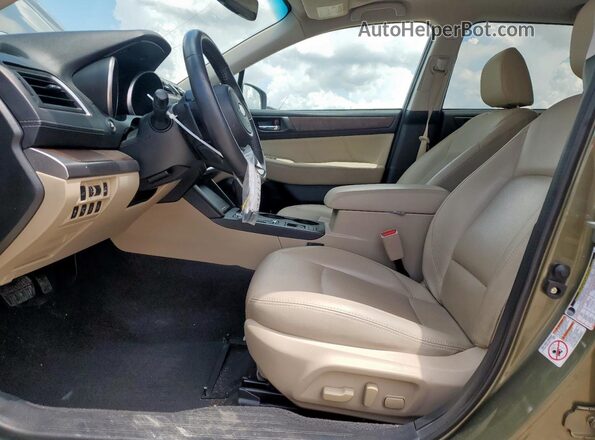 4S4BSANC7J3315210 2018 SUBARU OUTBACK Green Widok wnętrza z przodu