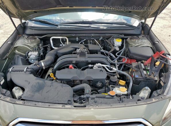 4S4BSANC7J3315210 2018 SUBARU OUTBACK Green Widok komory silnika