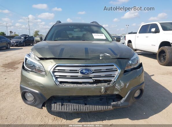 4S4BSENC3H3402393 2017 SUBARU OUTBACK Зеленый Вид задней части салона