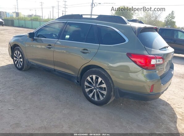4S4BSENC3H3402393 2017 SUBARU OUTBACK Зеленый Задняя левая четверть