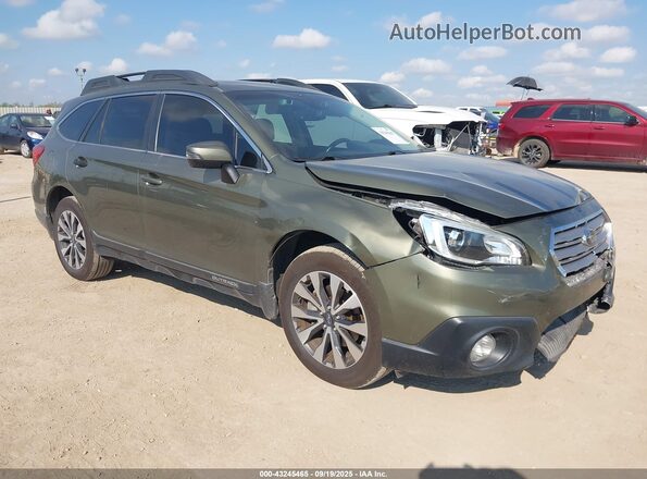 4S4BSENC3H3402393 2017 SUBARU OUTBACK Зеленый Передняя правая четверть