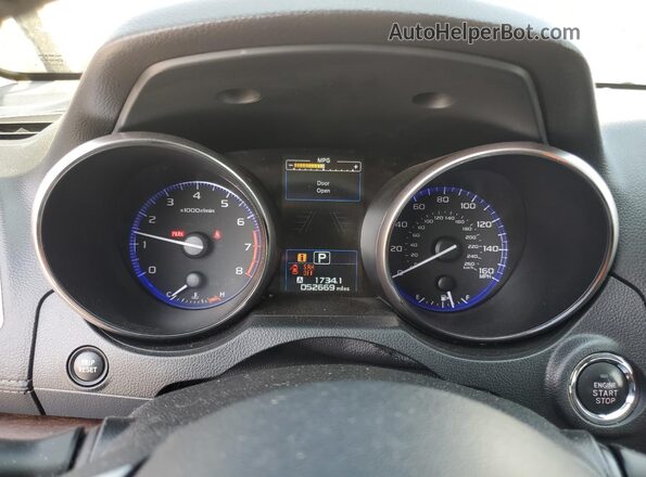 4S4BSENC8J3311447 2018 SUBARU OUTBACK White Widok zestawu wskaźników
