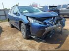 2020 Subaru Outback Premium Blue vin: 4S4BTACC3L3209212