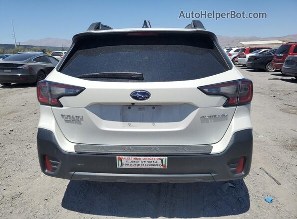 4S4BTACC3M3207347 2021 SUBARU OUTBACK White Vista trasera