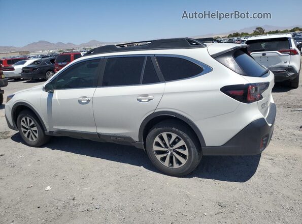 4S4BTACC3M3207347 2021 SUBARU OUTBACK White Trasero izquierdo