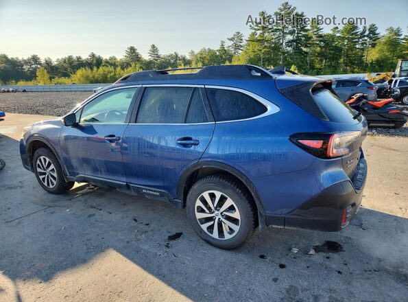 4S4BTACC4N3105072 2022 SUBARU OUTBACK Синий Задняя левая четверть