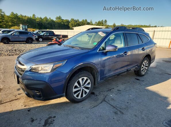 4S4BTACC4N3105072 2022 SUBARU OUTBACK Синий Передняя левая четверть