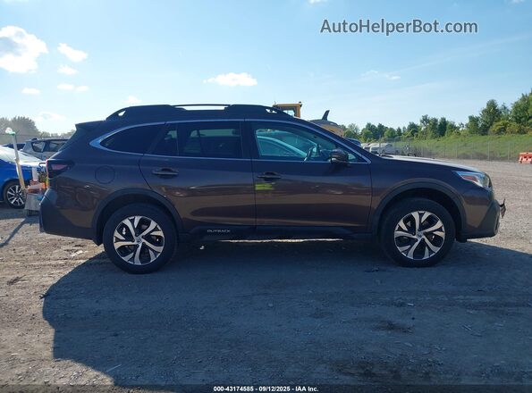 4S4BTALC8L3210002 2020 SUBARU OUTBACK Brown Vista interior trasera