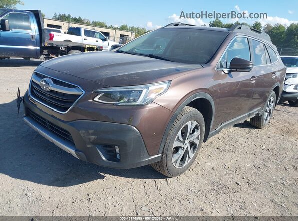 4S4BTALC8L3210002 2020 SUBARU OUTBACK Brown Vista tres cuartos delantera izquierda