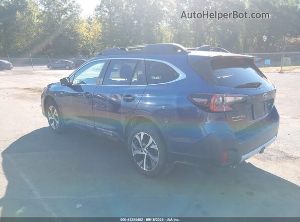 4S4BTANC0M3189385 2021 SUBARU OUTBACK Dark Blue Задняя левая четверть