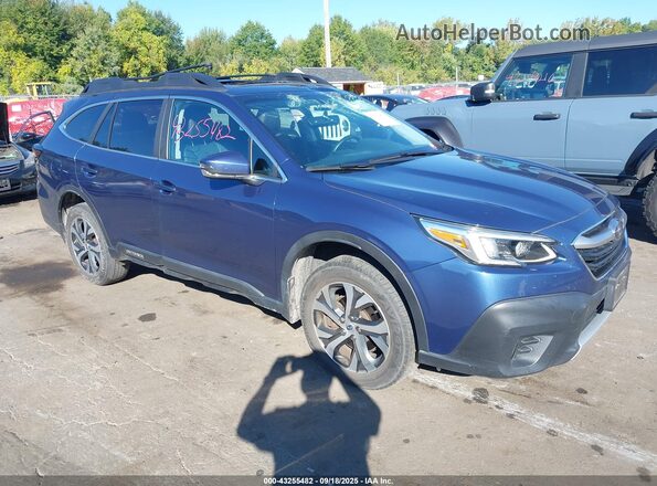 4S4BTANC0M3189385 2021 SUBARU OUTBACK Dark Blue Передняя правая четверть