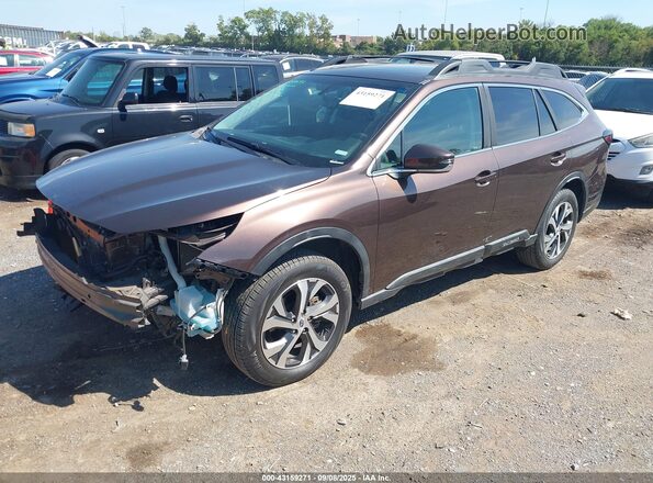 4S4BTANC4M3201781 2021 SUBARU OUTBACK Коричневый Передняя левая четверть