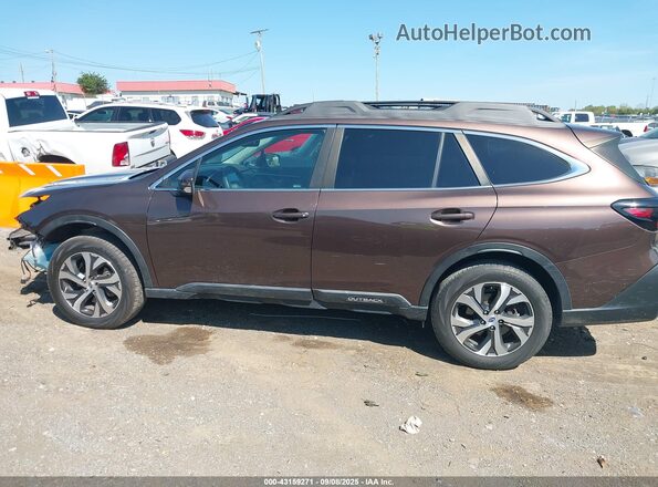 4S4BTANC4M3201781 2021 SUBARU OUTBACK Коричневый Панорамный вид салона 360°