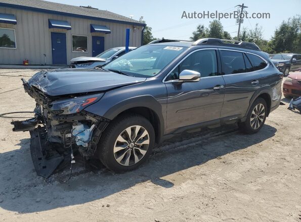4S4BTAPC2S3147990 2025 SUBARU OUTBACK Gray Առջևի ձախ երեք քառորդ տեսարան